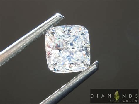 colorless diamond cushion cut diamond diamond ring