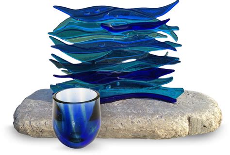glansin glass handcrafted glassware  shetland