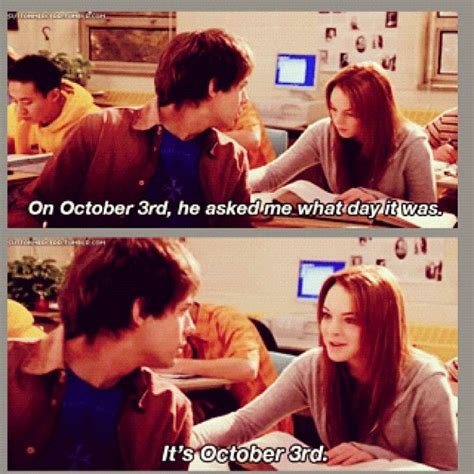 On October 3rd He Asked Me What Day It Was It S October