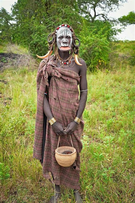 Mursi Woman Ethiopia Rod Waddington Flickr