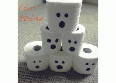 annelily design diy thursday toilet paper ghost bowling