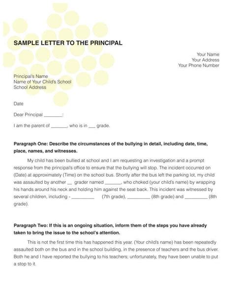 sample letter  principal  parent  request teacher sample