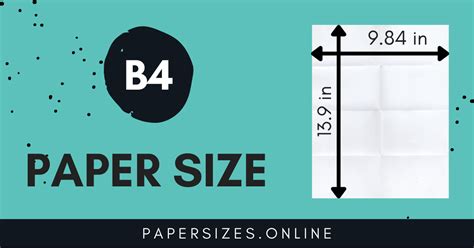 B4 Size In Inches Paper Sizes Online