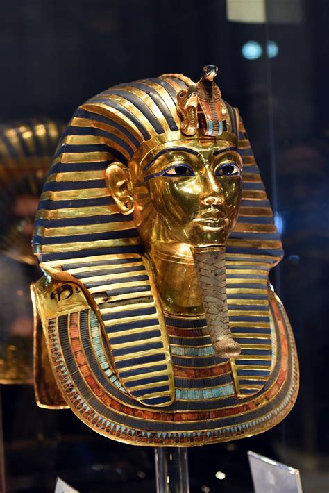 tutankhamuns gold mask restored  botched repair gma news