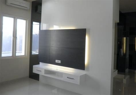rak tv gantung minimalis furniture rumah