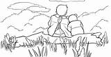 Christopher Robin Coloring sketch template