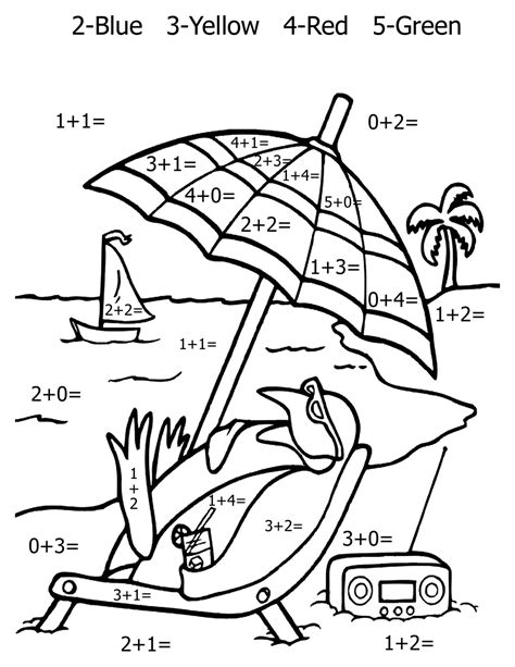 printable math coloring pages