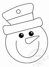 Snowman Head Coloring Hat Christmas Reddit Email Twitter Coloringpage Eu sketch template