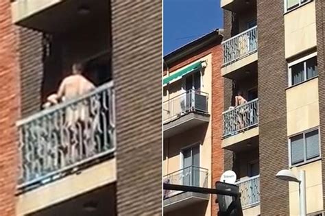 Randy Couple Filmed Having Sex On Balcony In Broad Daylight As