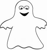 Ghost Coloring Pages Simple Template Templates Holy sketch template