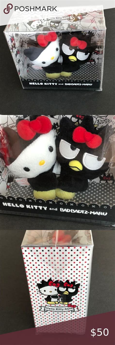 Two Hello Kitty Dolls Are In A Box With The Same Price Tag On Each One