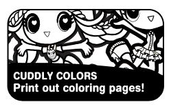 kawaii crush colorful prints coloring pages kawaii crush