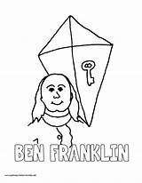 Coloring Pages Franklin Benjamin History Homeschool Library Clipart Line Getdrawings Getcolorings Popular Comments sketch template