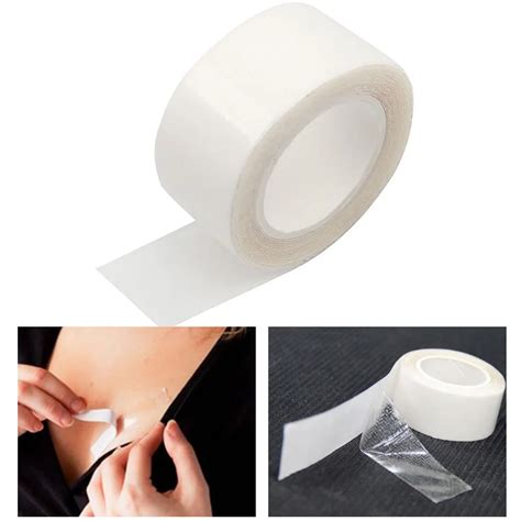 unique  meters double sided adhesive safe body tape clothing clear