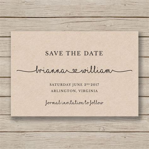 save  date cards templates