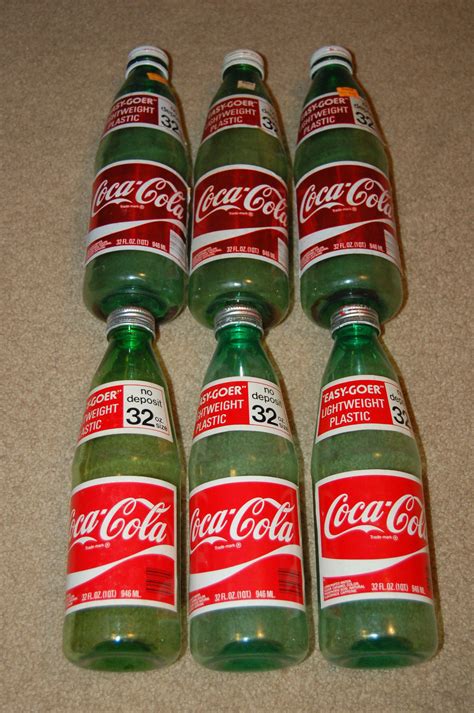 vintage experimental coca cola plastic bottle  easy goer  oz lot   antique