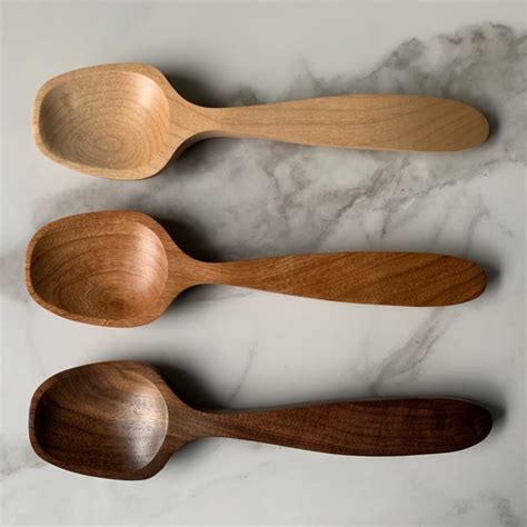 carved wooden spoons maine