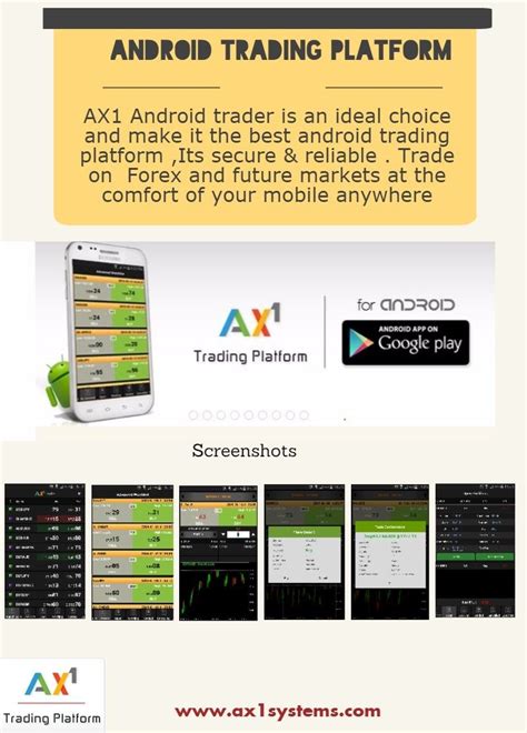 Ax1 Trader Is The Best Trading Platform In Android With Ax1 Trader View