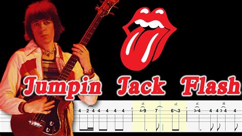 The Rolling Stones Jumpin Jack Flash Official Bass Tabs By Bill