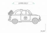 Vehicule Momes Voiture Rallye sketch template
