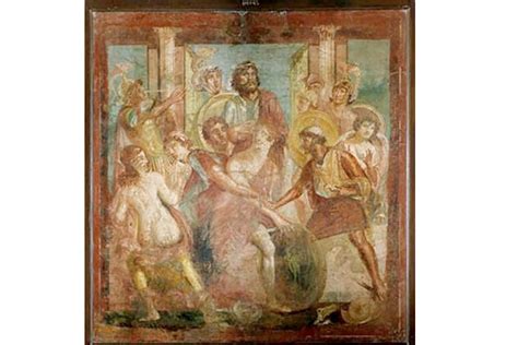 authentic  preserved frescoes  pompeii   manhattan widewalls