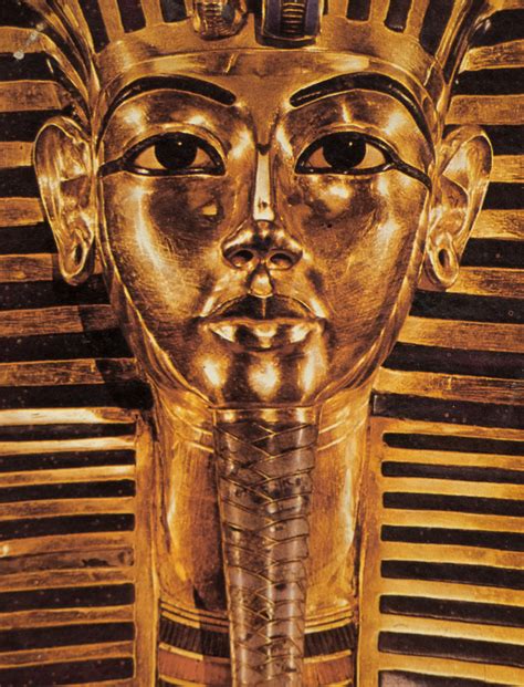 golden pharaohs head  egypt copyright  photo   vorel