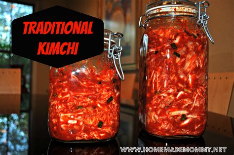 traditional korean kimchi homemade mommy