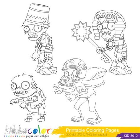 plants  zombies coloring pages hero lego digital  kiddocolor cool