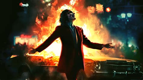 Wallpaper Joker 2019 Movie Gotham City Paint Brushes