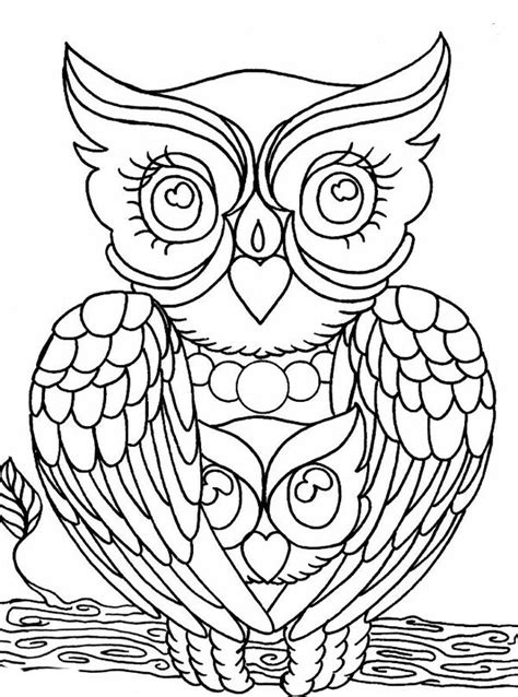 owl coloring pages coloring books coloring pages