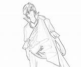 Zeref Coloring Pages Look Profil sketch template