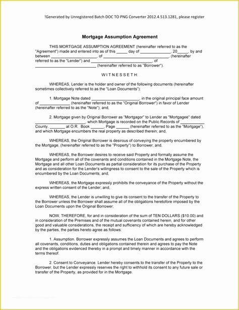 mortgage document template  mortgage agreement  printable