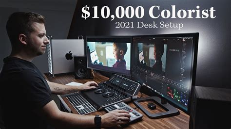 color grading desk setup davinci resolve mini panel  impressions youtube