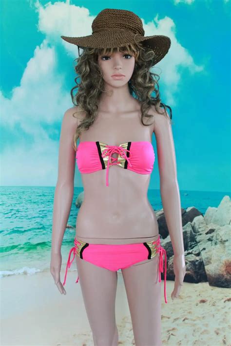 free shipping sexy swimwear women pink skimpy bikini 4f4335 beach
