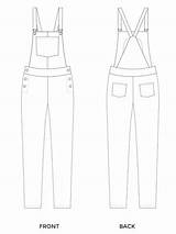 Dungarees Drawing Paintingvalley Mila Dungaree sketch template