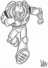 Buzz Pages Coloring Lightyear Toy Story Coloring4free Kids Coloringpagesfortoddlers Disimpan Dari sketch template