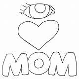 Amour Mom Clipart Coring sketch template