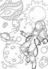 Astronauta Espacial Weltraum Inclasificable Erwachsene Malbuch Adulti Inclassables Adultos Justcolor Weltall Nave Espaço Astronaut Tulamama Galaxie Trippy Astronautas Lua Malvorlagen sketch template