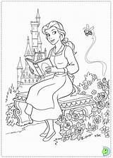 Coloring Pages Beast Beauty Belle Disney Colouring Dinokids Christmas Kids Princess Print Sheets Clipart Books La Getcolorings Library Bella Coloriage sketch template