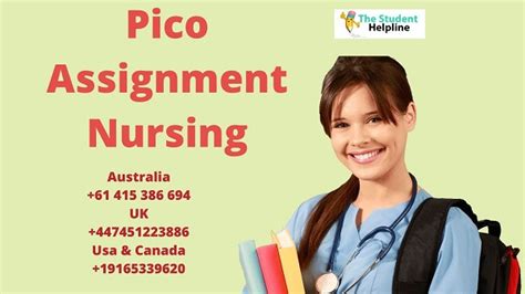 pico assignment nursing studenthelpline education creativewriting vingle interest network