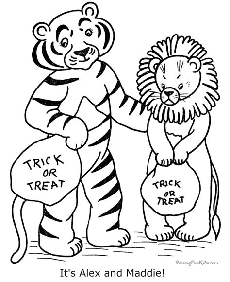 halloween coloring pages costumes