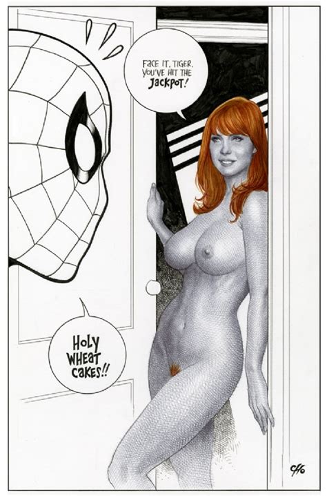 nude mary jane face it tiger nsfw in frank cho s ballpoint pen art comic art gallery room