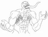 Venom Antivenom Scribblefun Colorear24 Hulk Coloringhome Cupcake Superhero sketch template