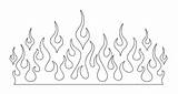 Flame Template Stencil Designs Stencils Printable Flames Fire Drawing Easy Simple Patterns Tattoo Draw Flammen Drawings Templates Hand Outline Clipart sketch template