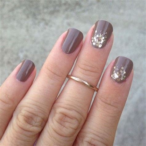 Best 25 Taupe Nails Ideas On Pinterest Gold Manicure Simple Fall