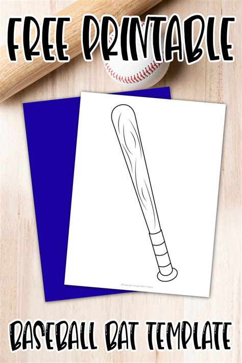 baseball bat template printable