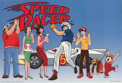 speed racer cartoon poster 24x36 way back when pinterest