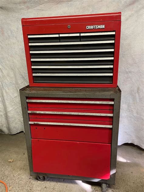 craftsman rolling tool cabinet  craftsman toolbox  top