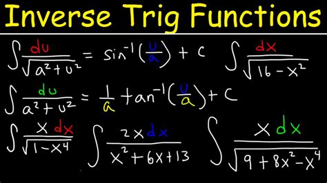 inverse trigonometric functions identities proof