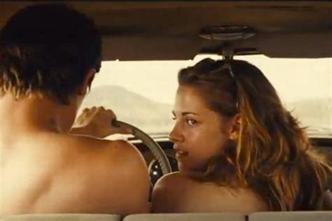 kristen stewart topless and sex scenes in her new film “on the road” gutteruncensored